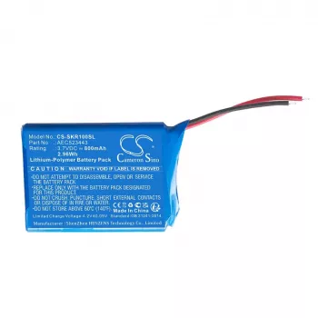 Bateria de substituição Cameron Sino CS-SKR100SL para Skullcandy 2XL Ringer Soundmine X7rgfz-842 (1000mAh, 3,7V, Li-Po)