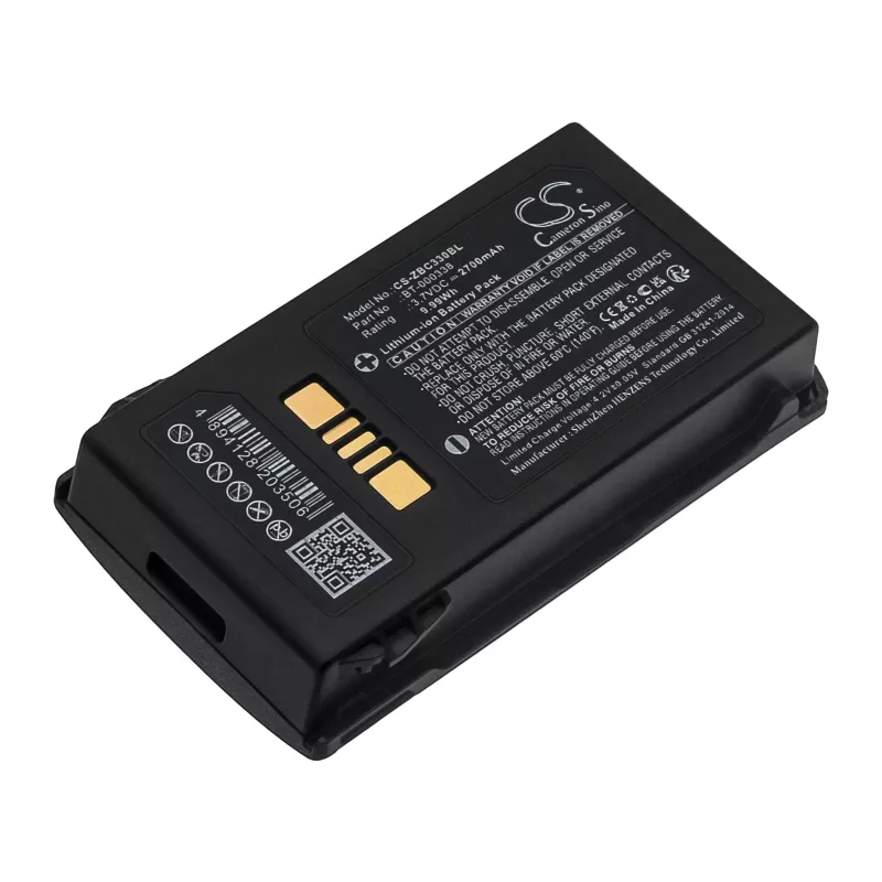Bateria CAMERON SINO BT-000337 BT-000338 para Zebra MC33 MC330K M MC3300 / CS-ZBC330BL