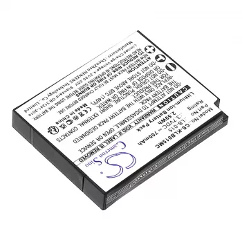 Bateria de substituição Cameron Sino CS-KLB015MC para Kodak LB-015, WPZ2, 3,7V 750mAh Li-Ion
