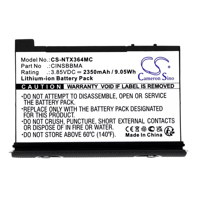 Bateria CAMERON SINO Tipo CINSBBMA para Insta360 X4 / ONE X4 / CS-NTX364MC