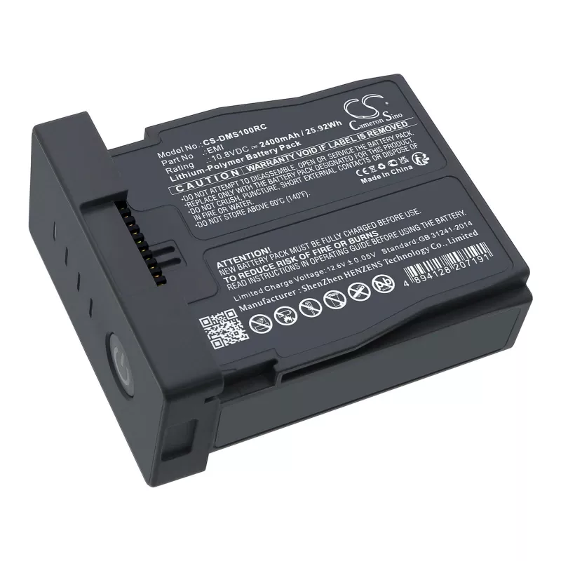 Bateria CAMERON SINO para DJI RoboMaster S1, 2400mAh, 10,8V, Li-Ion, preto