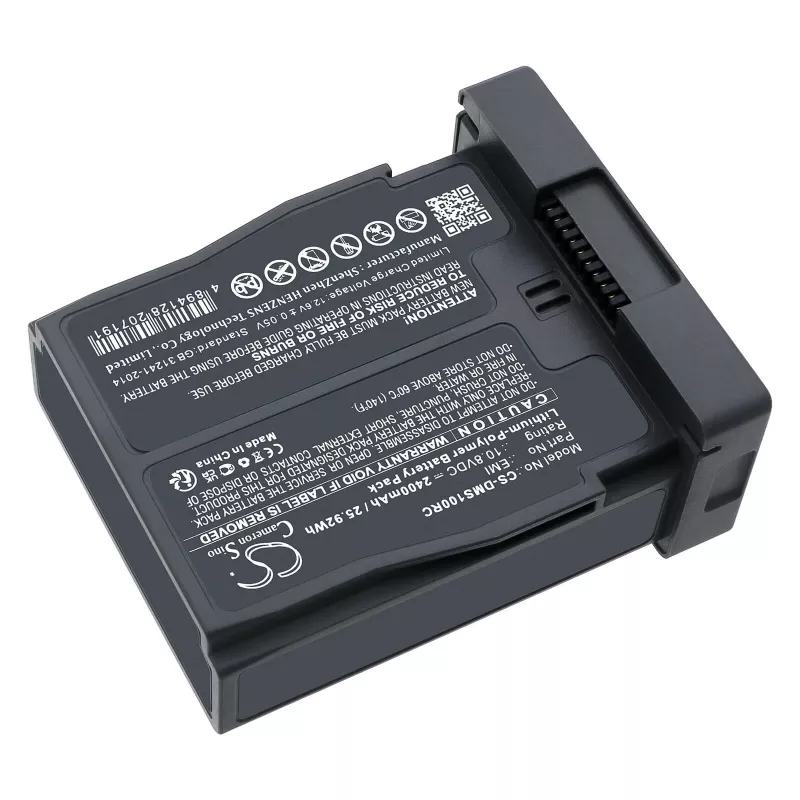 Bateria CAMERON SINO para DJI RoboMaster S1, 2400mAh, 10,8V, Li-Ion, preto