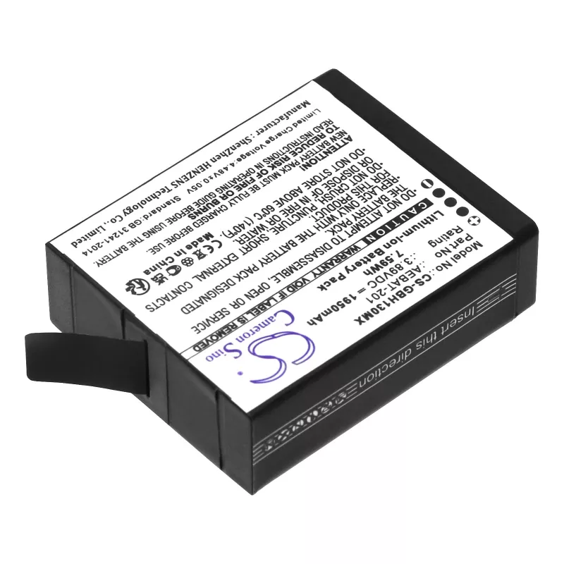 Bateria de substituição CAMERON SINO para GoPro Hero 13 Black (CS-GBH130MX)