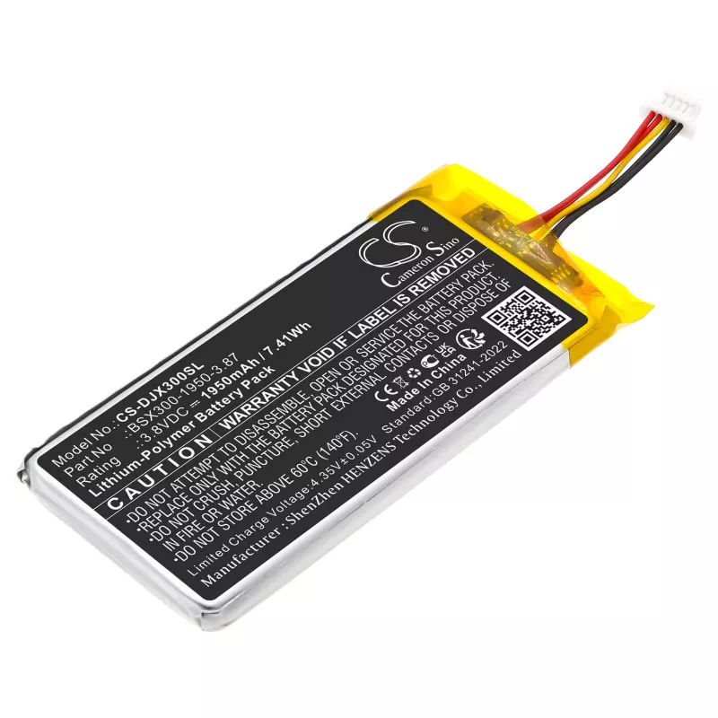 Cameron Sino Bateria de substituição para DJI Mic Mini (BSX300-1950-3.87) - 1950mAh Li-Po