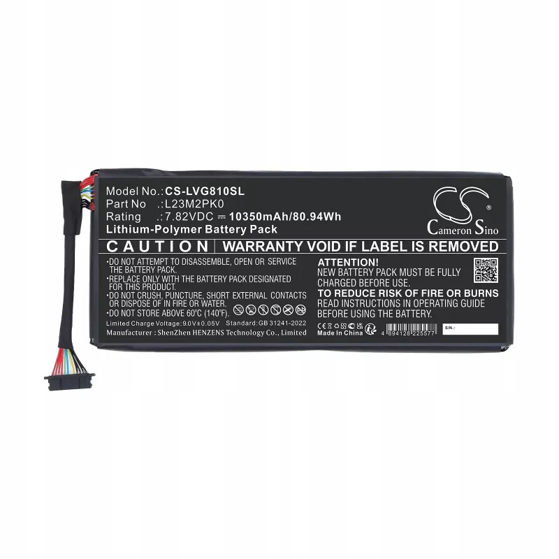 CAMERON SINO Bateria Tipo L13B2PK0 L23M2PK0 para Lenovo Legion Go 8APU1 / CS-LVG810SL