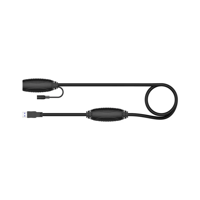 Cabo de extensão ativo UNITEK USB 3.1 15m, amplificador de sinal, preto