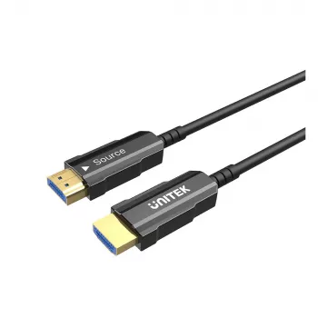 Cabo ótico ativo UNITEK C11072BK-30M HDMI 2.0 4K 60Hz 30m preto