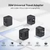 Carregador de viagem UNITEK Riad EU/US/UK/AUS PD 35W