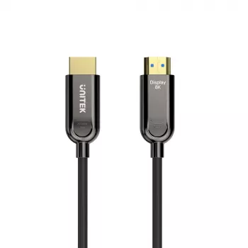 Cabo ótico ativo UNITEK HDMI 2.1 (AOC) 8K 60Hz 4K 120Hz 100m preto