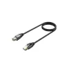Cabo de rede UNITEK Cat.8 S/FTP Ethernet Patch RJ45 15m preto
