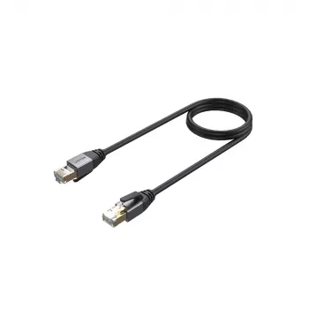 Cabo de rede UNITEK Cat.8 S/FTP Ethernet Patch RJ45 15m preto