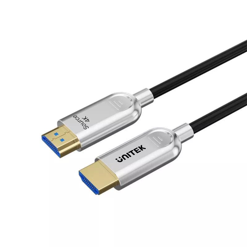 Cabo ótico ativo UNITEK HDMI 2.0 (AOC) 4K 60Hz 50m preto