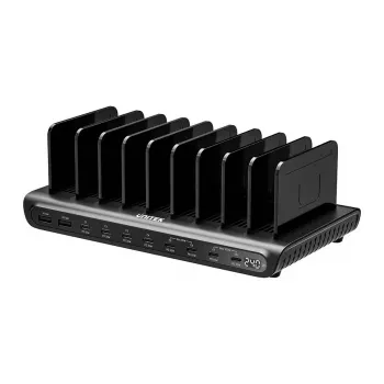 Estação de carregamento UNITEK 10 portas USB-C e USB-A 240W