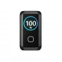 Carregador GaN UNITEK com ecrã 100W 3xUSB-C 1xUSB-A PD3.0 QC4.0 preto