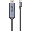 Cabo UNITEK USB-C para DisplayPort bidirecional 16K 80Gbps HDR 1,8m