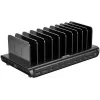 Estação de carregamento inteligente UNITEK 10 portas USB-A/USB-C 120W PD 3.0 preta