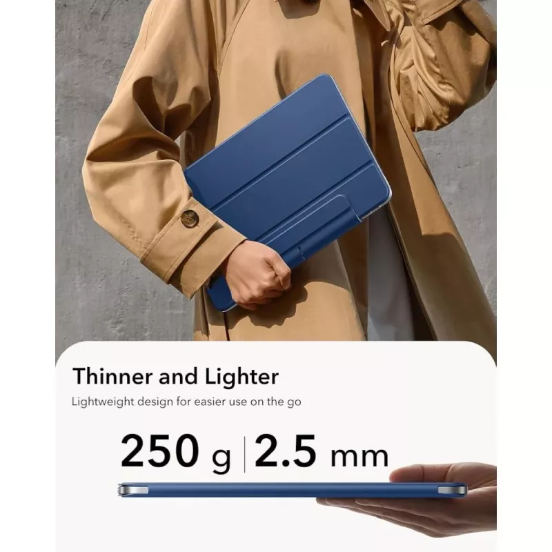 ESR Rebound Capa magnética para iPad Air 10.9 (4.ª/5.ª ger., 2020-2022) / iPad Air 11 (6.ª/7.ª/8.ª ger., 2024-2026), Azul