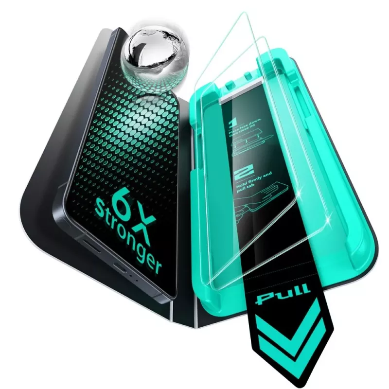 Película de proteção de ecrã ESR UltraFit Armorite em vidro temperado pack de 2 para Samsung Galaxy S26 Ultra transparente