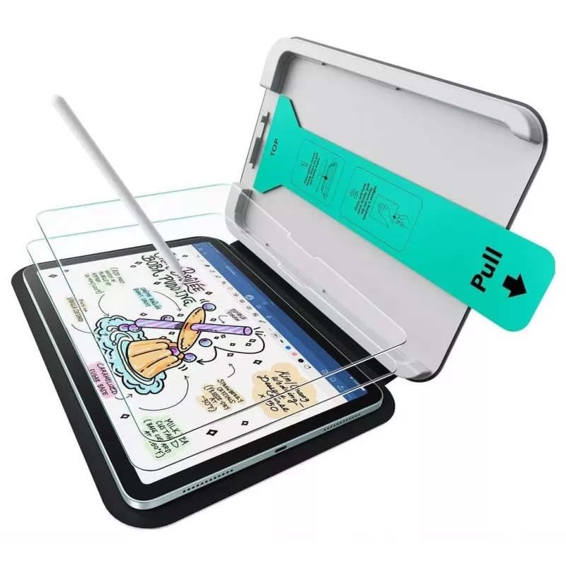 Película de proteção de ecrã ESR Paper-Feel para Apple iPad Air 13 1.ª/2.ª/3.ª geração (2024-2026) - pack de 2