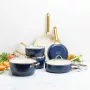 Conjunto de 6 panelas e frigideiras GreenPan Padova Reserve azul