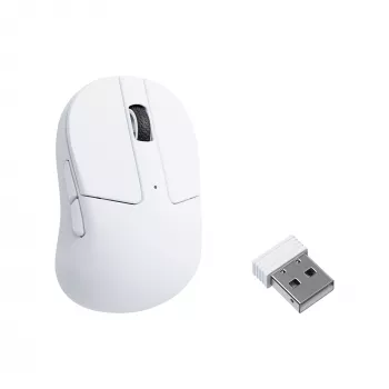 Keychron M4-A24 PixArt 3950 8K rato gaming sem fios branco