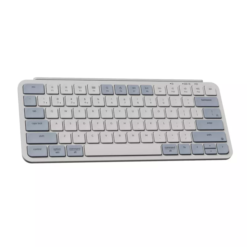 Keychron B1 Pro teclado mecânico sem fios ultra-slim branco-azul