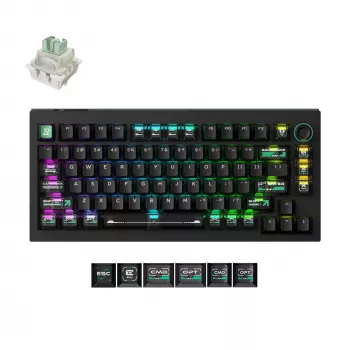 Keychron L5W-W1 Lemokey Magnetic Cyber 75% teclado gaming Hall Effect