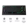Keychron L5W-W1 Lemokey Magnetic Cyber 75% teclado gaming Hall Effect