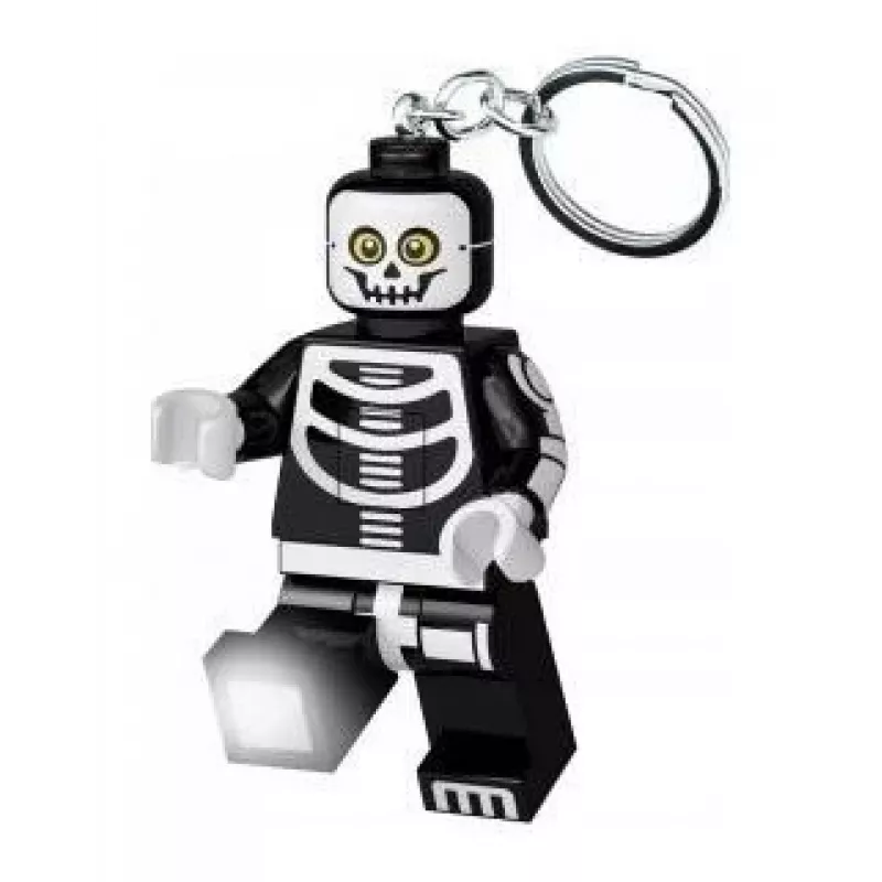 LEGO LGL-KE137 porta-chaves esqueleto com lanterna