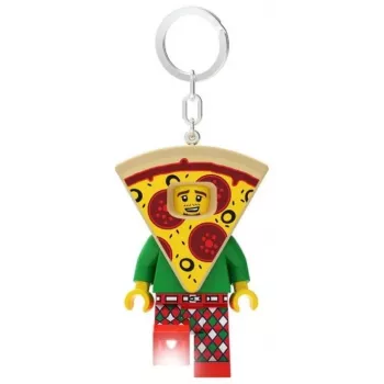 LEGO LGL-KE176 porta-chaves fatia de pizza com luz LED