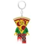LEGO LGL-KE176 porta-chaves fatia de pizza com luz LED