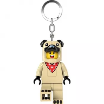 LEGO Minifigures pug porta-chaves com luz LED LGL-KE213H