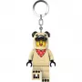 LEGO Minifigures pug porta-chaves com luz LED LGL-KE213H