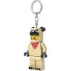 LEGO Minifigures pug porta-chaves com luz LED LGL-KE213H