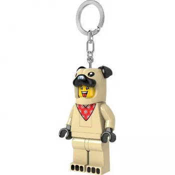 LEGO Minifigures pug porta-chaves com luz LED LGL-KE213H
