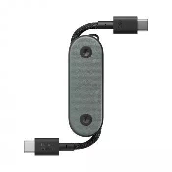 Cabo Native Union Pocket USB-C para USB-C 17 cm Slate Green