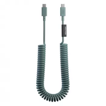 Cabo Native Union Pop USB-C para USB-C 2,4 m 60W Slate Green