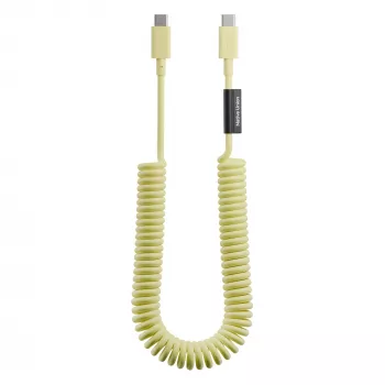 Cabo Native Union Pop USB-C para USB-C 2,4 m 60W Lemon