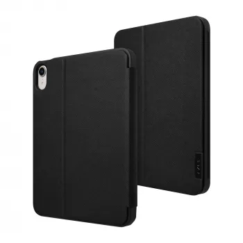 Capa tipo pasta Laut International PRESTIGE Black L_IPM6_PR_BK para Apple iPad Mini 6.ª geração