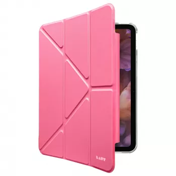 Capa Laut Huex Folio para iPad Air 11 M2 (2024) / M3 (2025), iPad Pro 11 1/2/3/4G, iPad Air 10,9 4/5G com suporte para Apple Pencil - Rosa