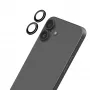 Protetor de lente de câmara LAUT Ring para Apple iPhone 16 / 16 Plus - Preto