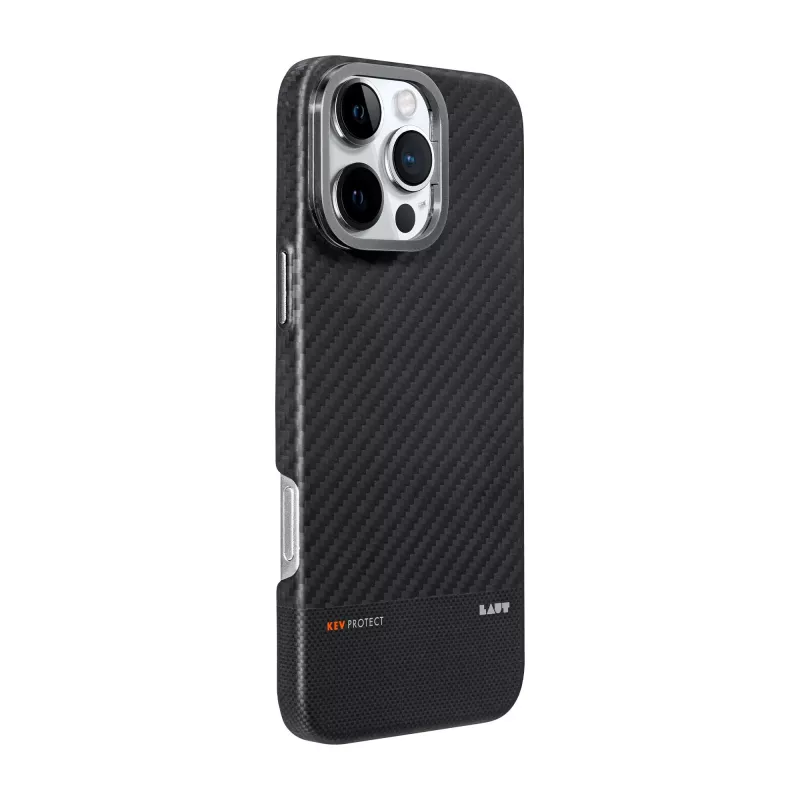Capa Laut Kev Protect para iPhone 16 Pro Max, compatível com MagSafe, Preto