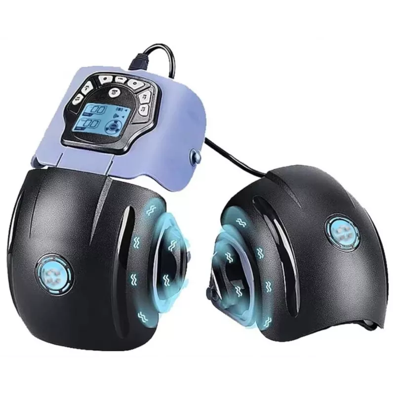 Massajador de percussão Eleeels R1 para joelho, cotovelo e ombros - 4 acessórios, 3 velocidades, USB-C