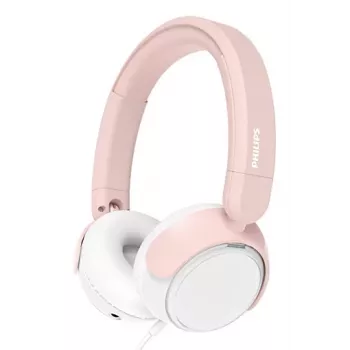 Auscultadores on-ear rosa para criança Philips TAK2000PK/00 com limitador de volume