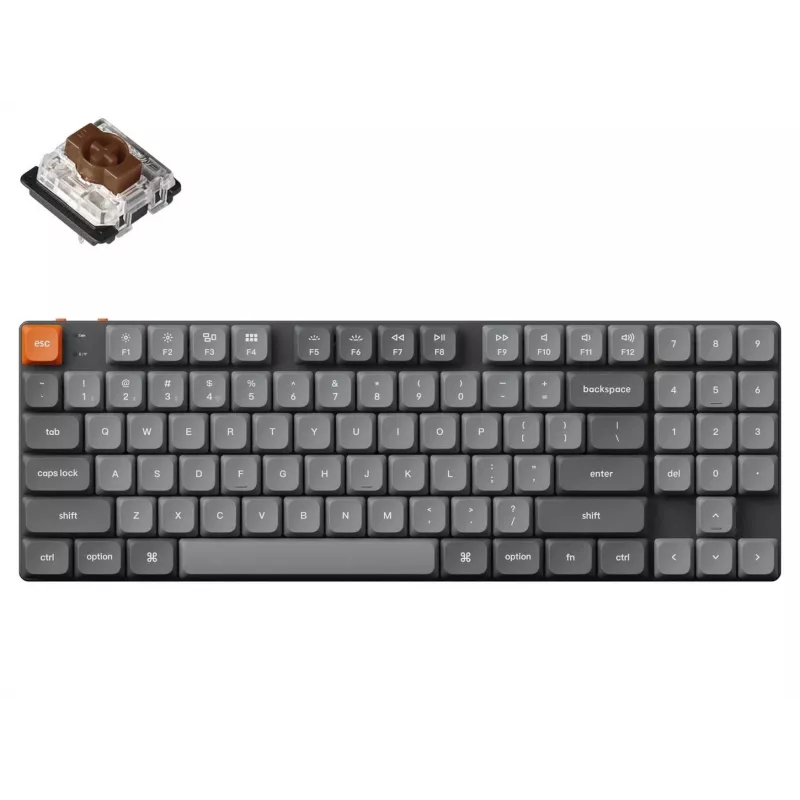 Keychron K13M-H3 80% Brown Switch RGB Hot-Swap Teclado mecânico