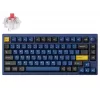 Keychron P1P-O1 75% Lemokey Super Red Switch Navy Blue Teclado mecânico