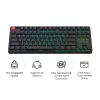 Keychron K8X-J3 80% TKL Brown Switch RGB Hot-Swap preto