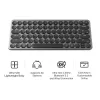 Teclado mecânico Keychron B3P-K8 75% Scissor Ivory White