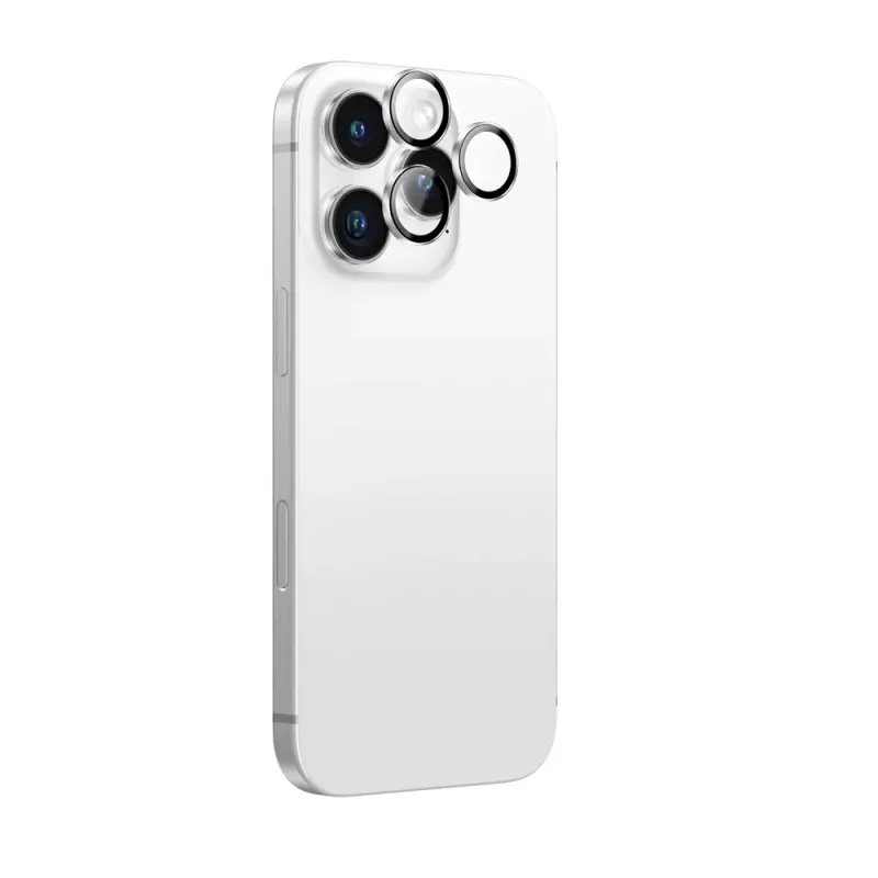 AMAZINGTHING AR 3 Lens Glass Full Clear protetor de lentes da câmara em vidro temperado para iPhone 16 Pro / 16 Pro Max - transparente