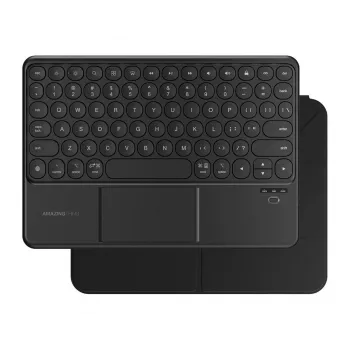 AMAZINGTHING Minimal Case KeyLite Combo Capa com teclado para iPad Air 11 M2/M3/M4 (2024/2025/2026) - Preto